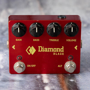 Used Diamond Blaze Fuzz/Distortion Effects Pedal, front