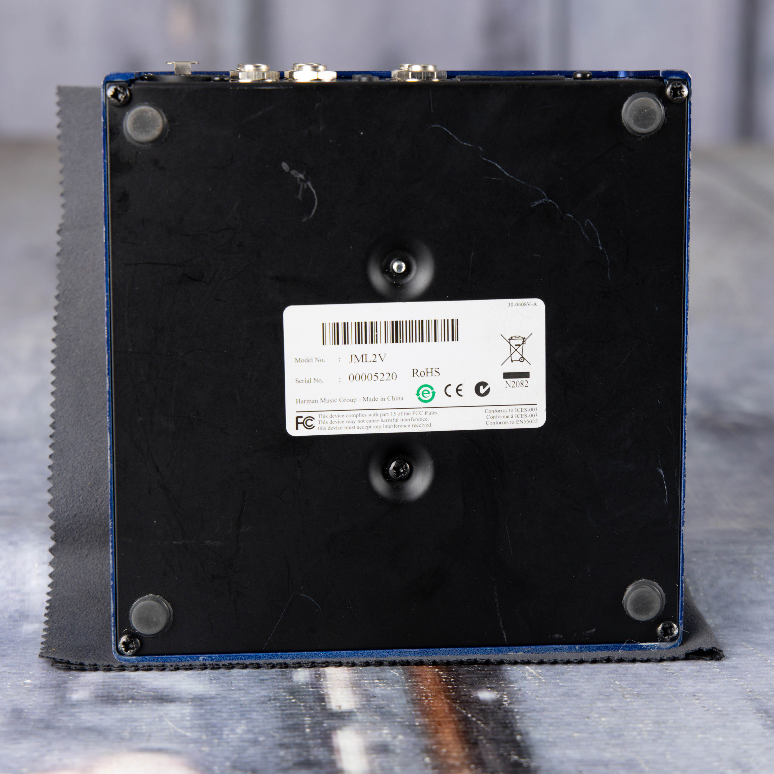 Used DigiTech JamMan Stereo Looping Station Effecs Pedal, back