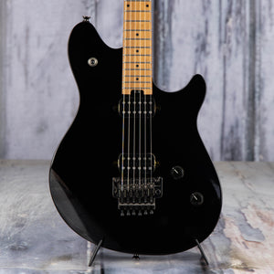 Used EVH Wolfgang Standard Electric Guitar, 2022, Gloss Black, front closeup