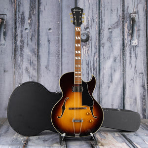 Used Eastman AR371CE Hollowbody Guitar, 2010, Sunburst, case