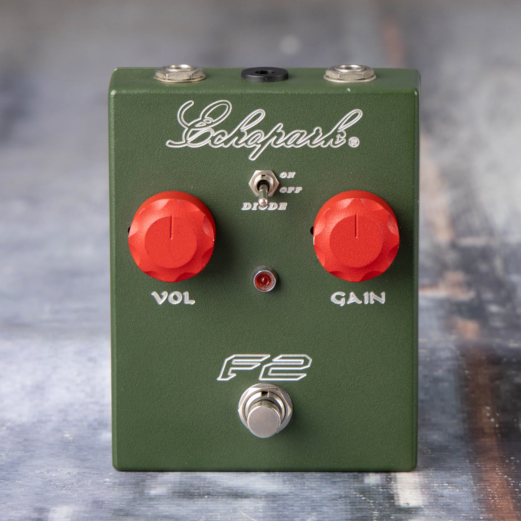 Used Echopark F-2 Dual Silicon Fuzz Effects Pedal, front
