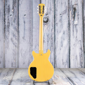 Used Epiphone Inspired By Gibson Custom 1960 Les Paul Special Double Cut Reissue Electric Guitar, TV Yellow, back