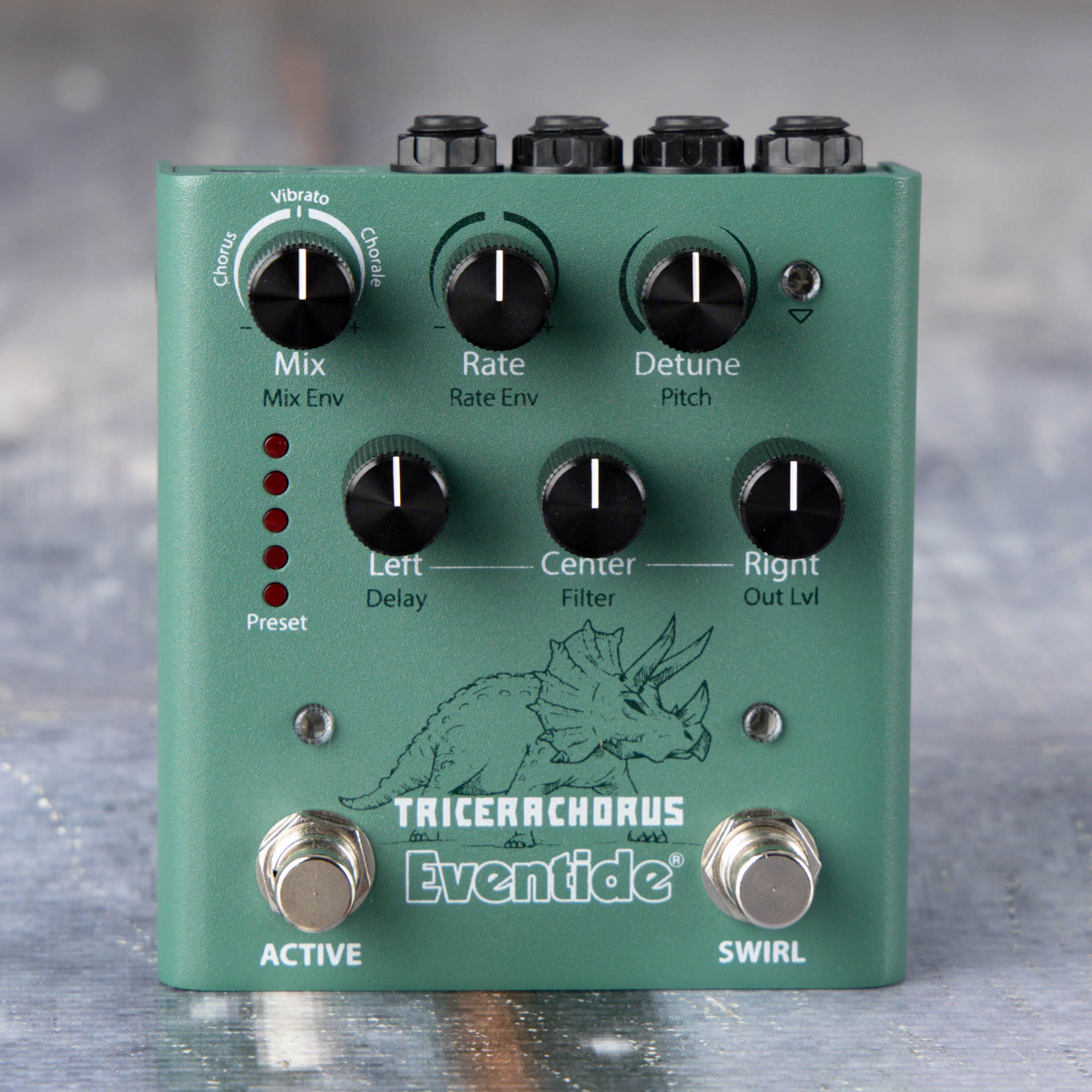 Used Eventide TriceraChorus Effects Pedal, front
