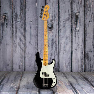 Used Fender American Professional II Precision Bass Guitar, 2021, Black, front