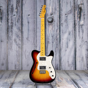 Used Fender American Vintage II 1972 Telecaster Thinline Semi-Hollowbody Guitar, 2022, 3-Tone Sunburst, front