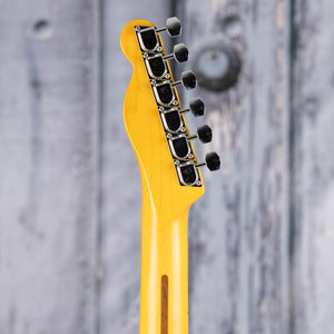 Used Fender American Vintage II 1972 Telecaster Thinline Semi-Hollowbody Guitar, 2022, 3-Tone Sunburst, back headstock