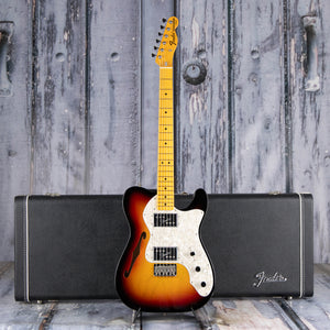 Used Fender American Vintage II 1972 Telecaster Thinline Semi-Hollowbody Guitar, 2022, 3-Tone Sunburst, case