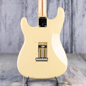 Used Fender Custom Shop 1956 Stratocaster NOS Electric Guitar, 2009, Desert Sand, back closeup