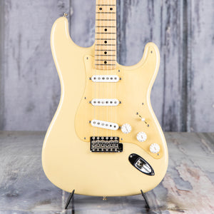Used Fender Custom Shop 1956 Stratocaster NOS Electric Guitar, 2009, Desert Sand, front closeup