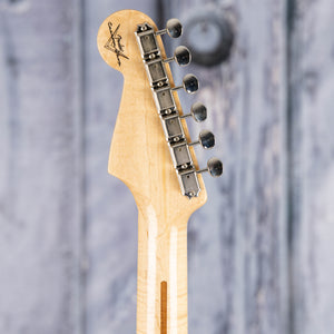 Used Fender Custom Shop 1956 Stratocaster NOS Electric Guitar, 2009, Desert Sand, back headstock