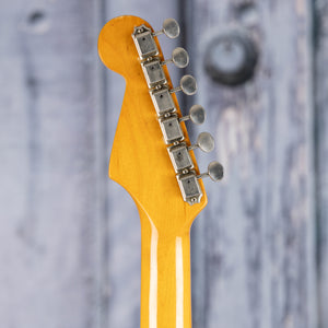 Used Fender Vintage Series 1962 Reissue Stratocaster Electric Guitar, 1988, 3-Color Sunburst, back headstock