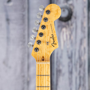 Used Fender Custom Shop American Custom Stratocaster NOS Electric Guitar, 2020, Vintage Blonde, front headstock
