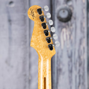 Used Fender Custom Shop American Custom Stratocaster NOS Electric Guitar, 2020, Vintage Blonde, back headstock