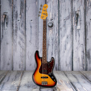 Used Fender Custom Shop American Vintage 1962 Jazz Bass Guitar, 1994, 3-Tone Sunburst, front