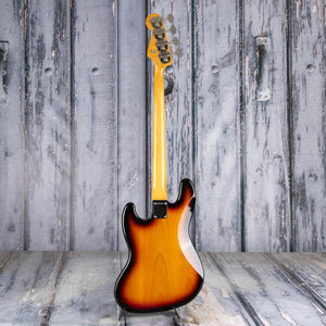 Used Fender American Vintage 1962 Jazz Bass Guitar, 1994, 3-Tone Sunburst, back