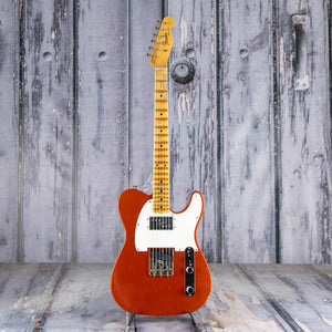 Used Fender Custom Shop Postmodern Telecaster Journeyman Relic Electric Guitar, 2024, Faded Aged Candy Tangerine, front