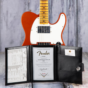 Used Fender Custom Shop Postmodern Telecaster Journeyman Relic Electric Guitar, 2024, Faded Aged Candy Tangerine, coa