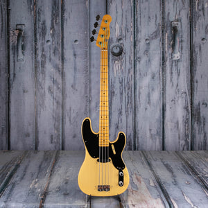 Used Fender Custom Shop Vintage Custom 1951 Precision Bass Guitar, 2022, Nocaster Blonde, front