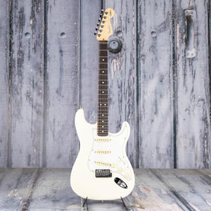 Used Fender Jeff Beck Stratocaster Electric Guitar, 2024, Olympic White, front