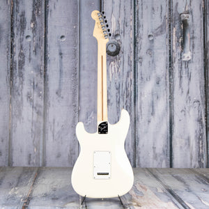 Used Fender Jeff Beck Stratocaster Electric Guitar, 2024, Olympic White, back