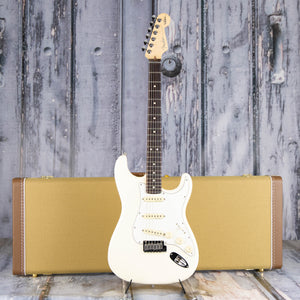 Used Fender Jeff Beck Stratocaster Electric Guitar, 2024, Olympic White, case