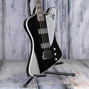 Used Gibson Gene Simmons G2 Thunderbird Electric Bass Guitar, 2022, Ebony, angle