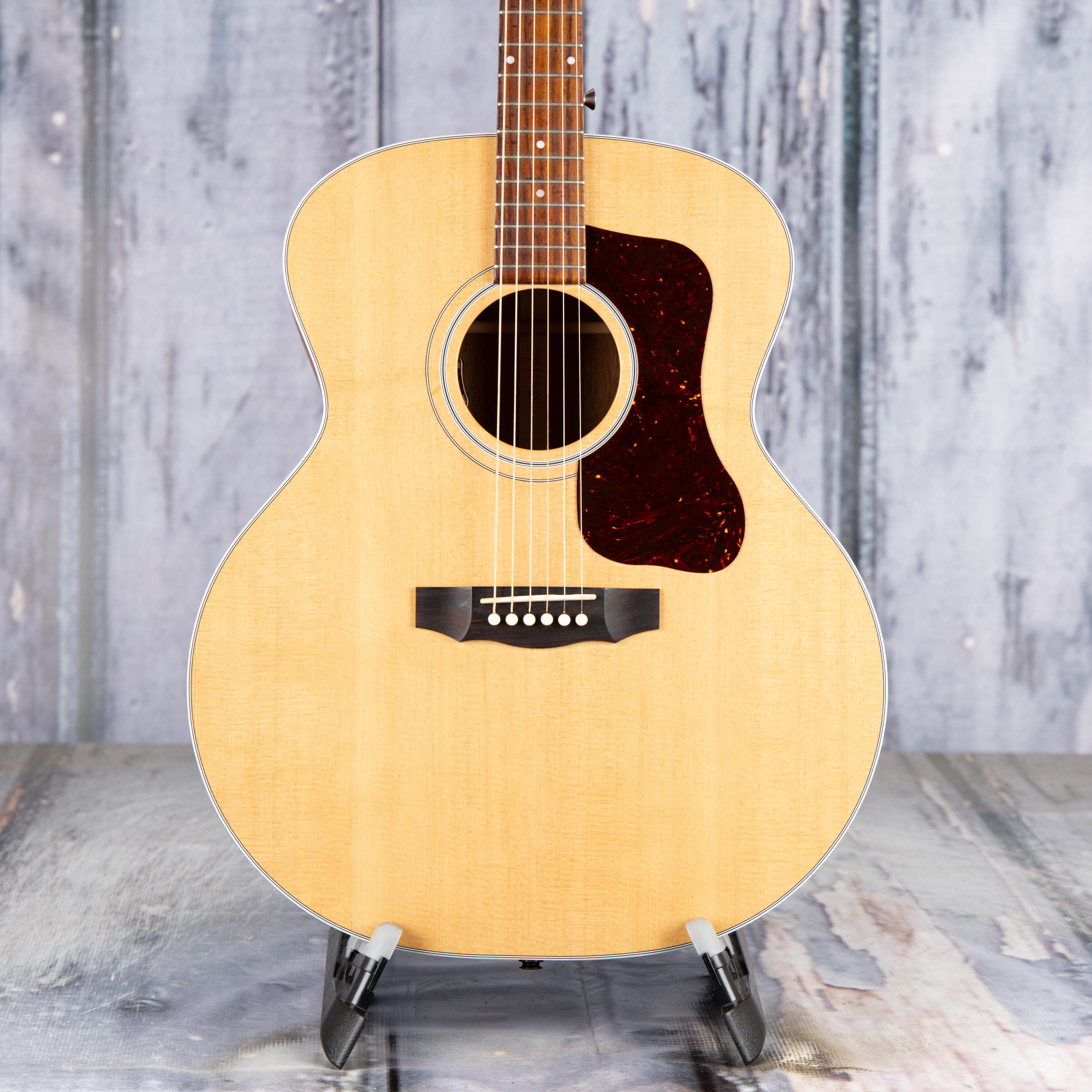 Used Guild F40 Standard Acoustic/Electric Guitar, 2023, Natural, front closeup