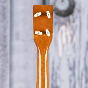 Used Harmony Baritone Ukulele, 1960s, Natural, back headstock