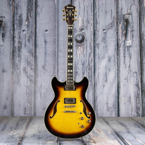 Used Ibanez Artstar AS153 Semi-Hollowbody Guitar, Antique Yellow Sunburst, front