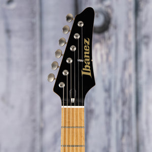 Used Ibanez FLATV1 Josh Smith Signature Electric Guitar, 2024, Black, front headstock