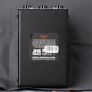Used JHS Pedals Crimson Fuzz Effects Pedal, back