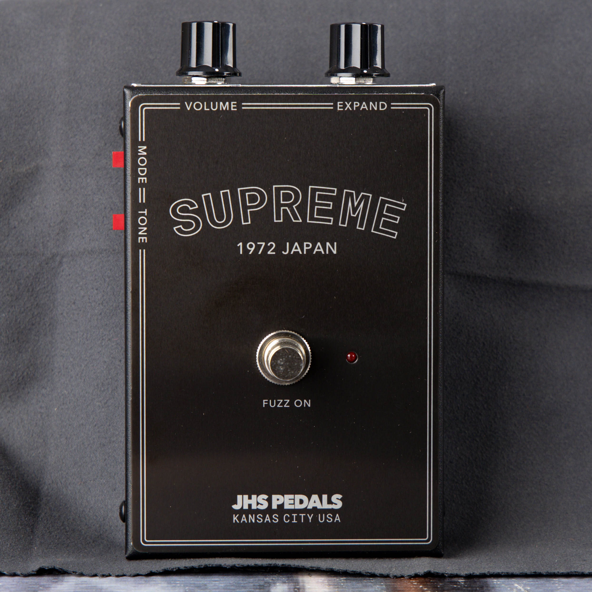 Used JHS Pedals Supreme Fuzz Effects Pedal, front