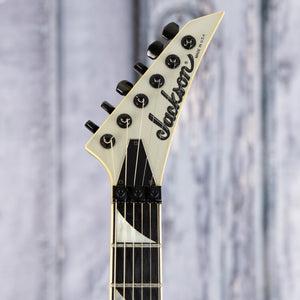 Used Jackson Soloist SL-1 Custom Electric Guitar, 1990, Silver, front headstock