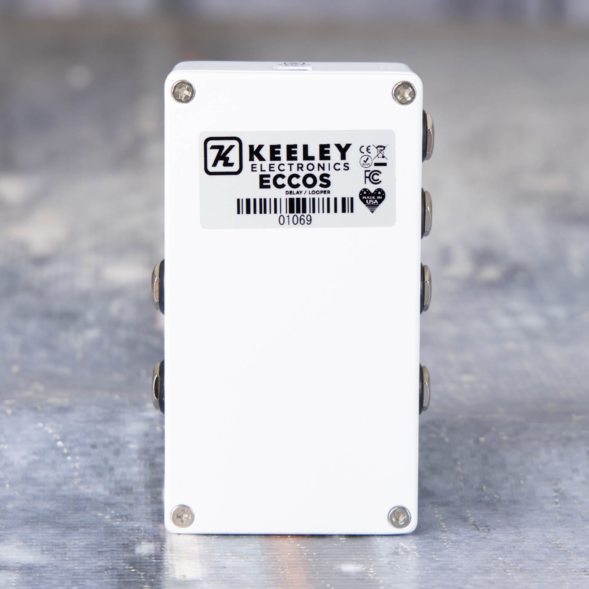 Used Keeley ECCOS Delay/Looper Effects Pedal, back