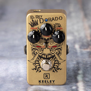 Used Keeley El Ray Dorado Overdrive Effects Pedal, front