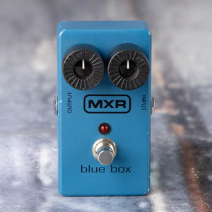 Used MXR Blue Box Octave Fuzz Effects Pedal, front