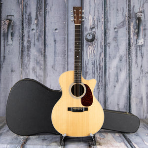 Used Martin GPC Custom Acoustic/Electric Guitar, Natural, case
