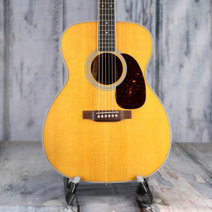 Used Martin M-36 Acoustic Guitar, Natural, front closeup