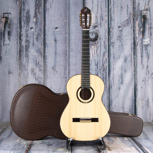 Used Ortega Custom Master M5CS Classical Guitar, 2022, Natural, case