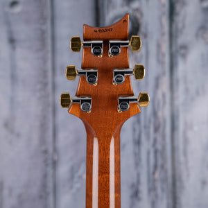 Used Paul Reed Smith Custom 24 Brazilian Rosewood Electric Guitar, 2004, Turquoise, back headstock