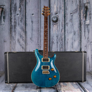 Used Paul Reed Smith Custom 24 Brazilian Rosewood Electric Guitar, 2004, Turquoise, case