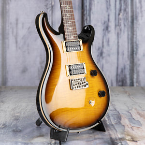 Used Paul Reed Smith Custom 24 Electric Guitar, 2004, Tobacco Sunburst, angle