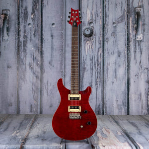 Used Paul Reed Smith SE Custom 24 Electric Guitar, Scarlet Red, front