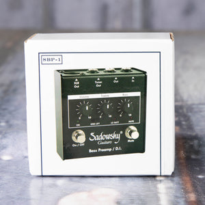 Used Sadowsky SBP-1 Bass Preamp Effects Pedal, box