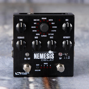 Used Source Audio Nemesis Delay Effects Pedal, front