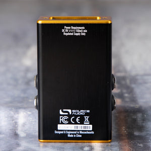 Used Source Audio One Series L.A. Lady Overdrive Effects Pedal, back