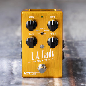 Used Source Audio One Series L.A. Lady Overdrive Effects Pedal, front