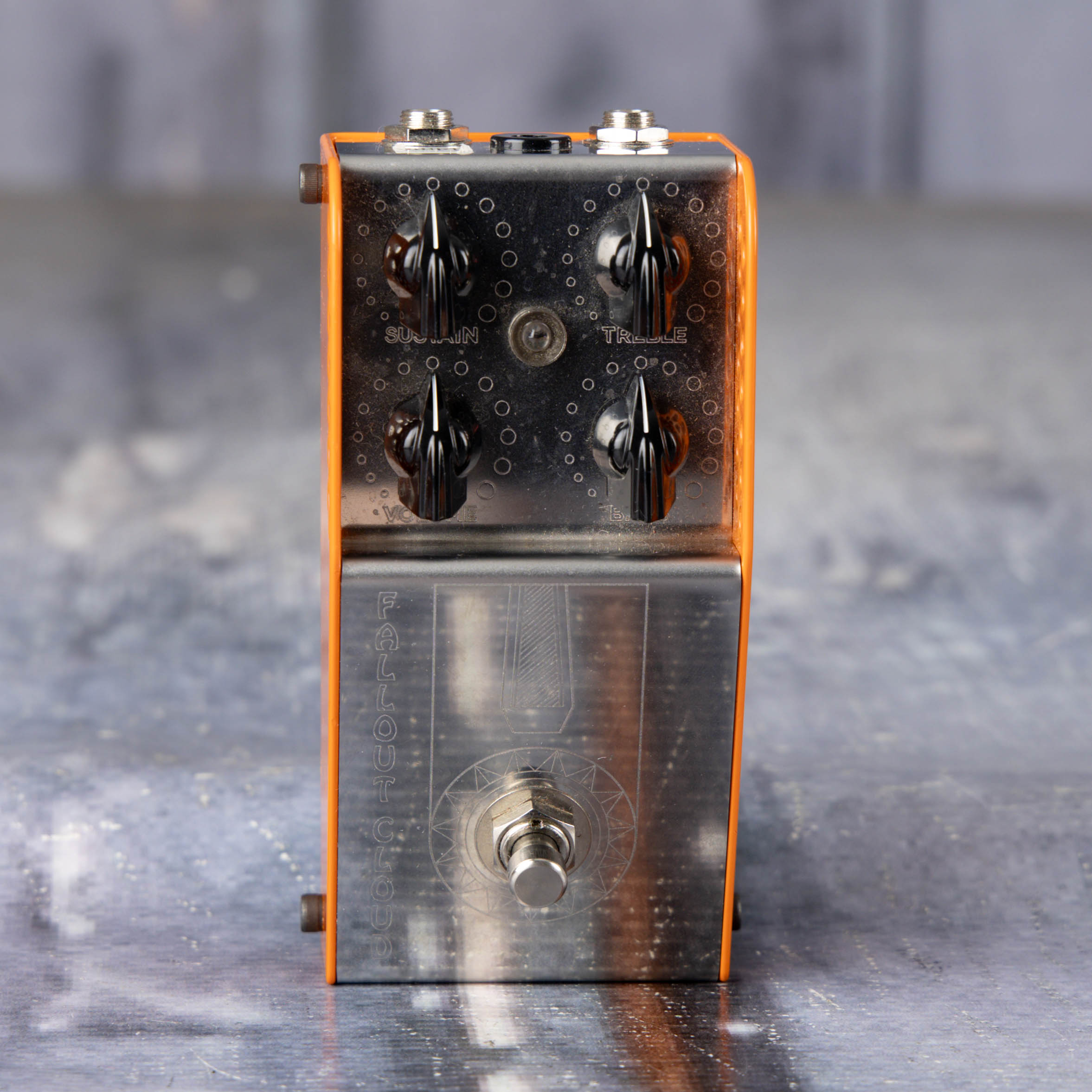 Used ThorpyFX Fallout Cloud Fuzz Effects Pedal, front
