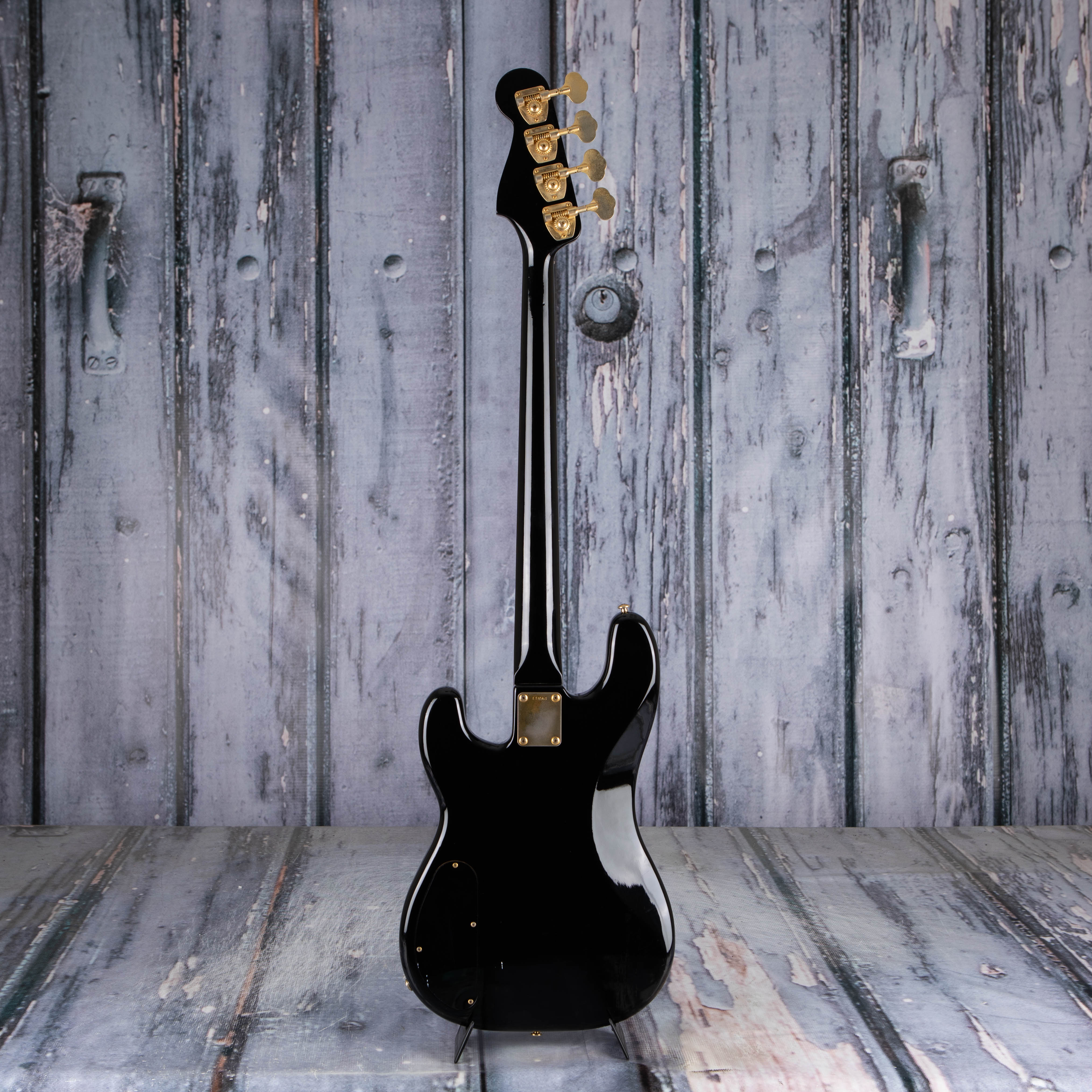 Used Tokai Hard Puncher Electric Bass Guitar, 1981, Black, back