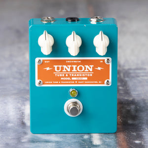 Used Union Tube & Transistor Snap Treble Boost Effects Pedal, front